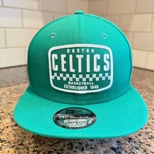 Boston Celtics 9Fifty‎ New Era Snapback Hat Cap Green NBA Basketball New